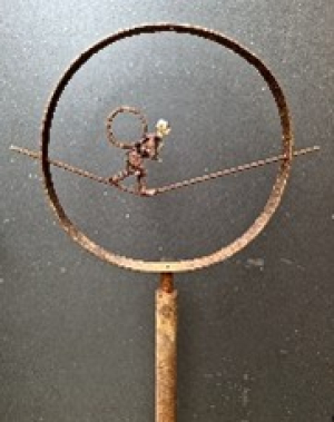 Jan Verschueren - Dooorlooop (Ceramic, Metal, Scrap)